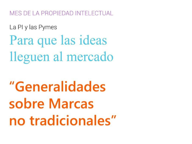MARCAS NO TRADICIONALES